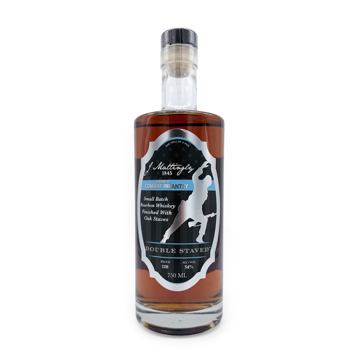 J. Mattingly 1845 Salute to Combat Infantrymen 108 Proof 750 mL