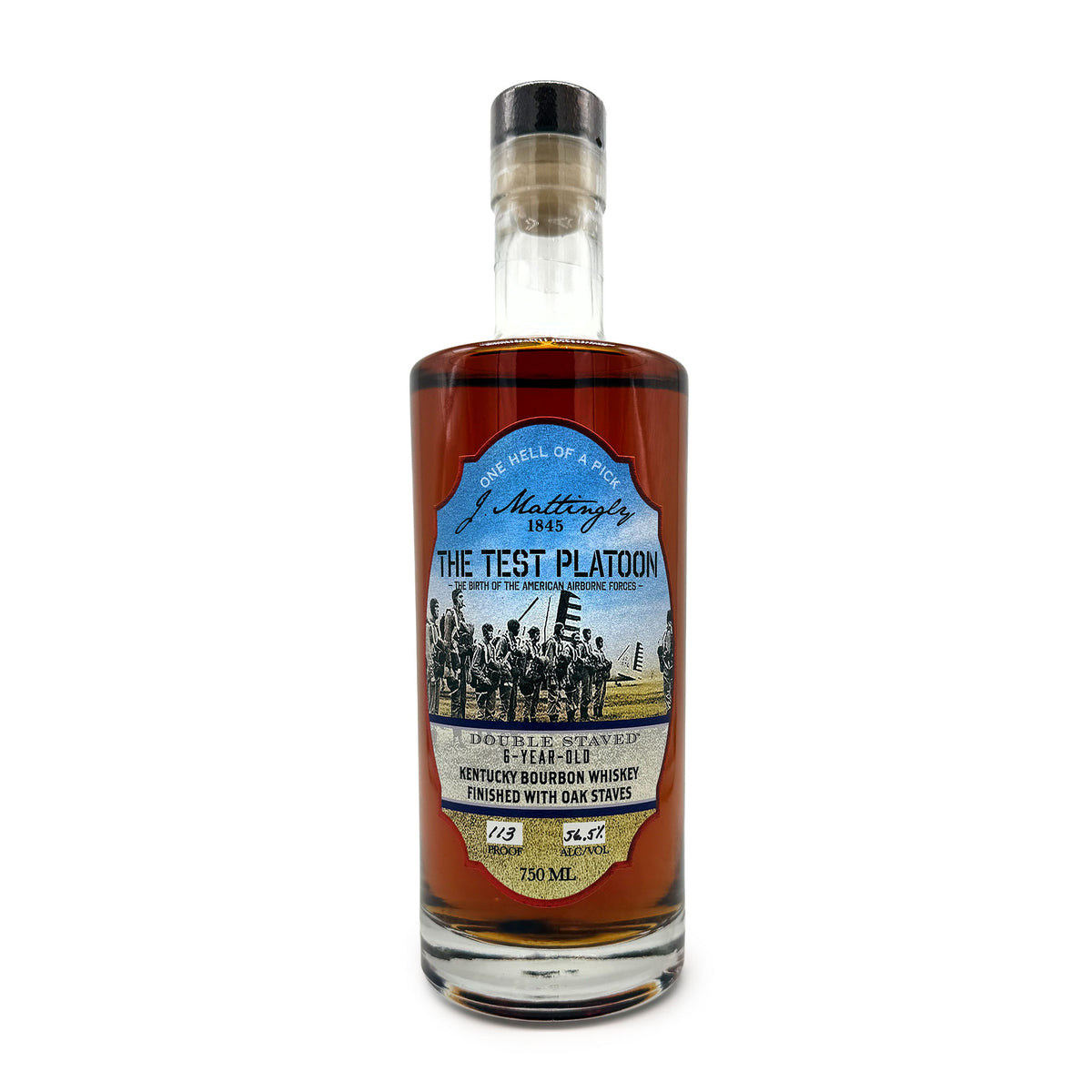 J. Mattingly 1845 Test Platoon 113 Proof 750 mL